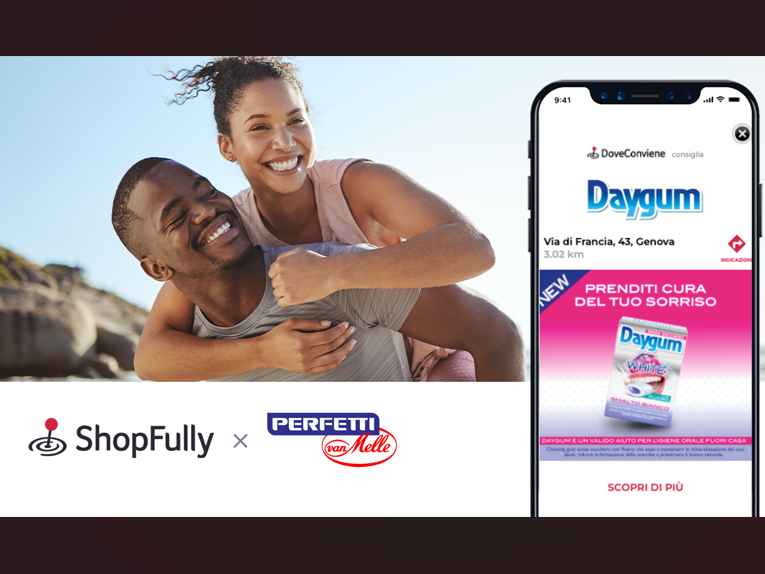 Technoretail - Perfetti Van Melle si affida a ShopFully per il lancio di Daygum White 